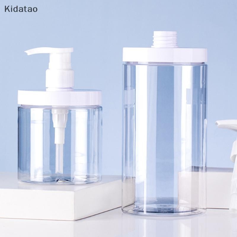 Kidatao PET โลชั่นปั๊มขวดขนาดใหญ่ความจุแชมพูเปล่า Sub-bottling พลาสติกหัวปั๊มฝักบัวคอนเทนเนอร์เครื่องสําอางอุปกรณ์เสริมสําหรับเดินทางใหม่