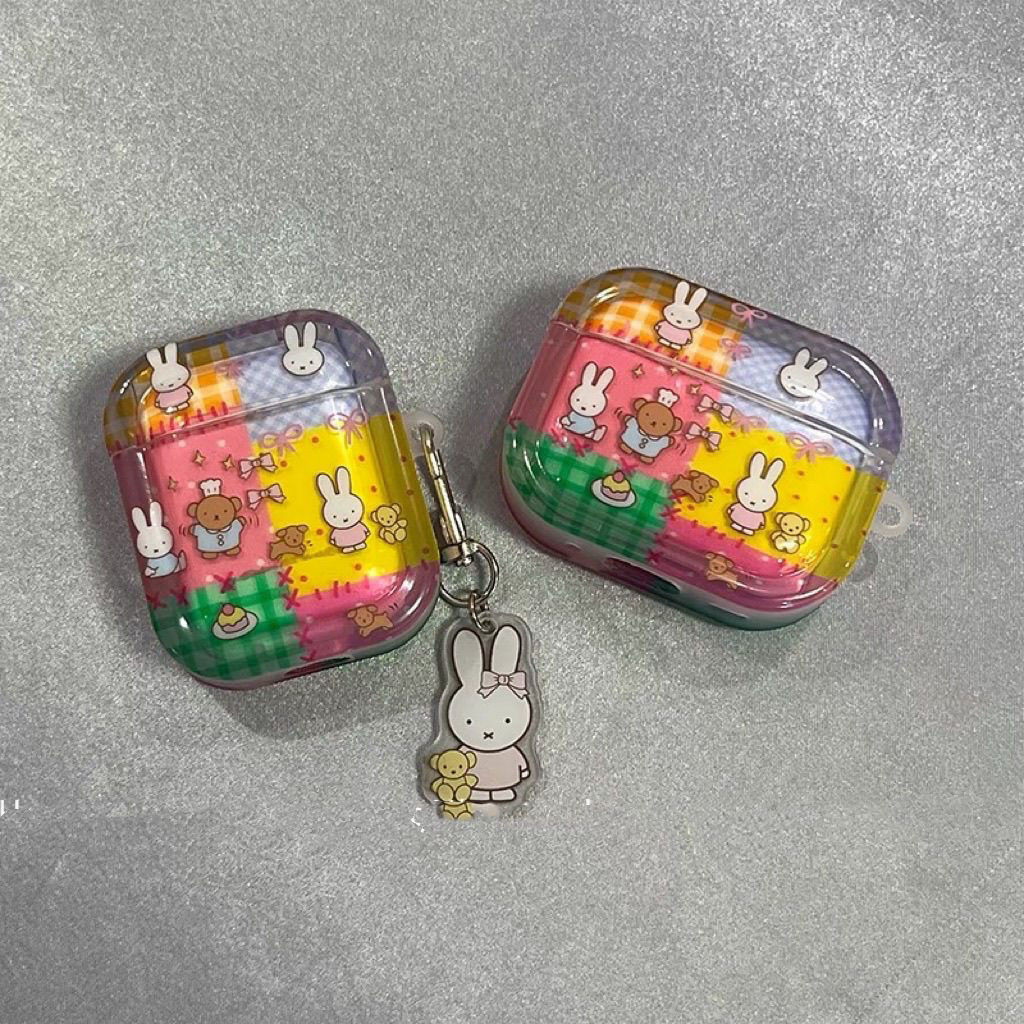 ตรวจสอบ Miffy Rabbit เหมาะสําหรับ Lenovo lp40pro เคสหูฟังไร้สาย Lenovo LP40 หูฟังบลูทูธเคสป้องกัน