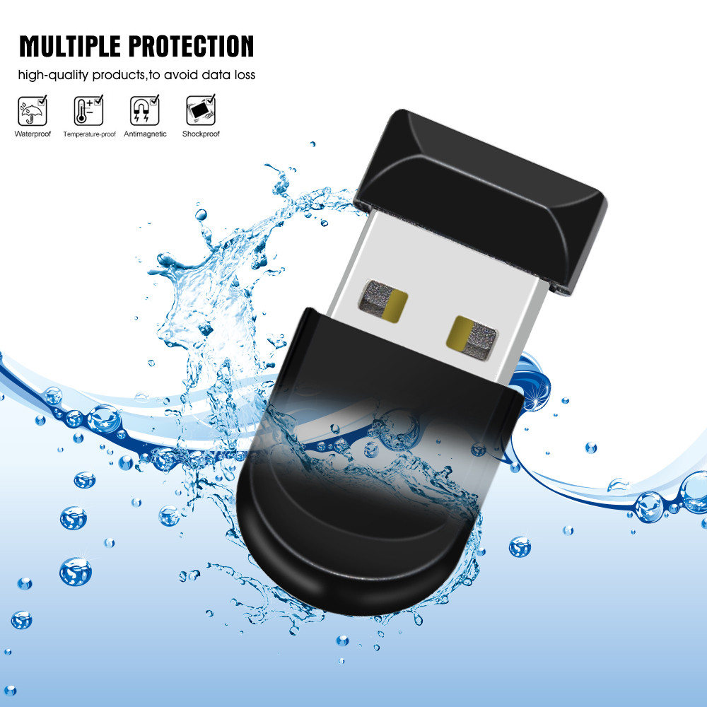 Super Mini USB แฟลชไดรฟ์กันน้ํา Pendrive 64GB 32GB 16GB 8GB 4GB ความจุจริง USB 2.0 Memory Stick Thumbdrive ราคา ถูกที่สุด ดีลบีเคเค แกลเลอรีภาพที่ 7