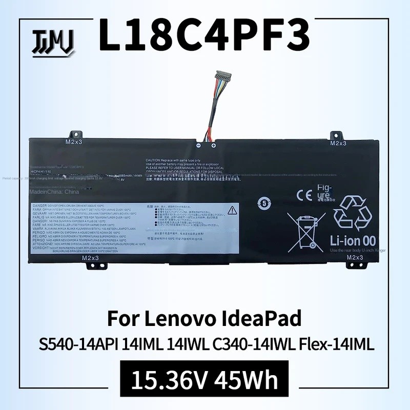L18C4PF3 Laptop Battery Compatible with Lenovo IdeaPad C340-14API S540-14IWL Flex-14IML L18M4PF4 L18