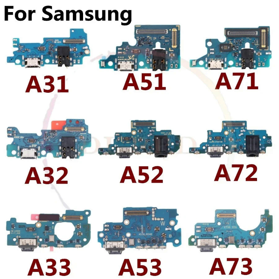 บอร์ดเชื่อมต่อสายเคเบิ้ล ชาร์จเร็ว Type-C USB สําหรับ Samsung Galaxy A31 A51 A71 A32 A42 A52 A72 A33 A53 A73 A22 4G 5G