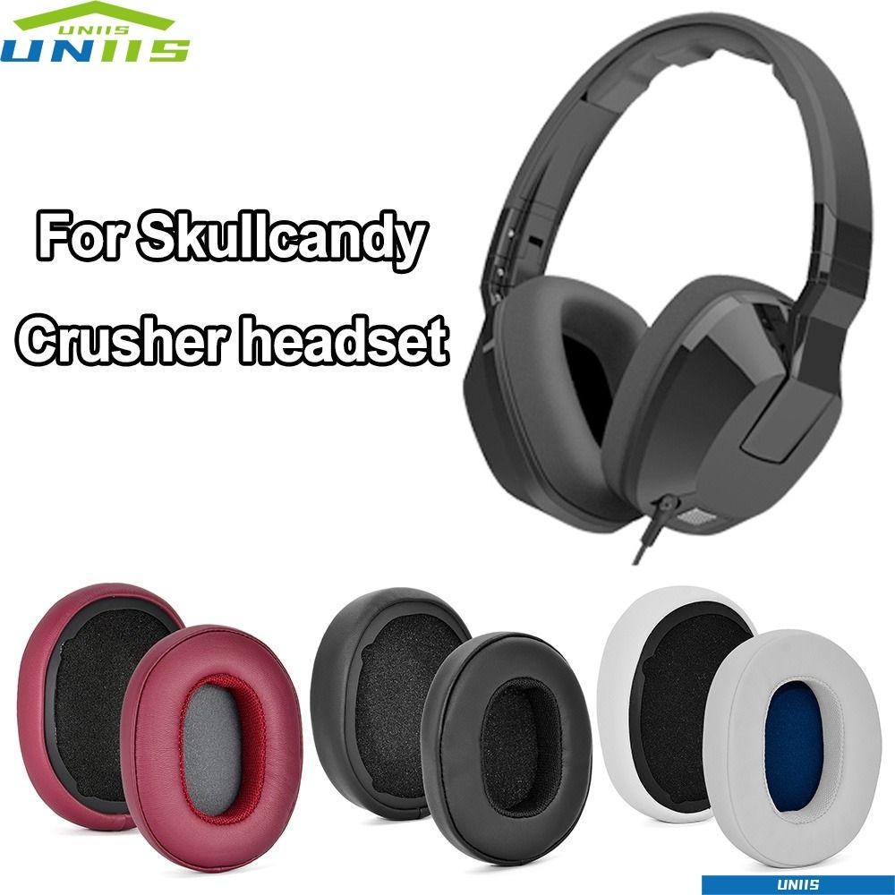 Uniis แผ่นฟองน้ําครอบหูฟัง แบบนิ่ม สําหรับ Skullcandy Crusher Wireless Crusher Evo Crusher ANC Hesh 3 1 คู่