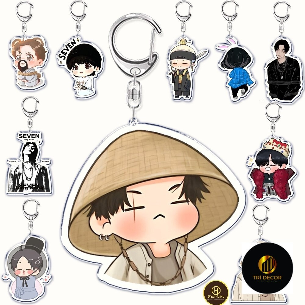 ยอดนิยมเกาหลี Kpop Band Key Chain พวงกุญแจสําหรับอุปกรณ์เสริมกระเป๋า Seven Agust D SUGA_mica
