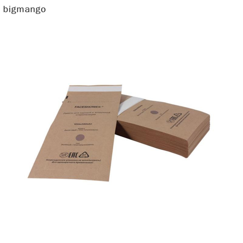 [bigmango] ถุงฆ่าเชื้อ อุณหภูมิสูง สําหรับทําเล็บ 50 ชิ้น พร้อมส่ง