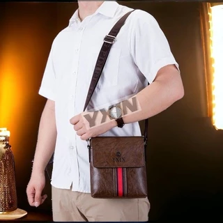 กระเป๋าสะพายข้างผู้ชาย YXIN Fashion 770-1# ขนาดเล็ก/SMALL