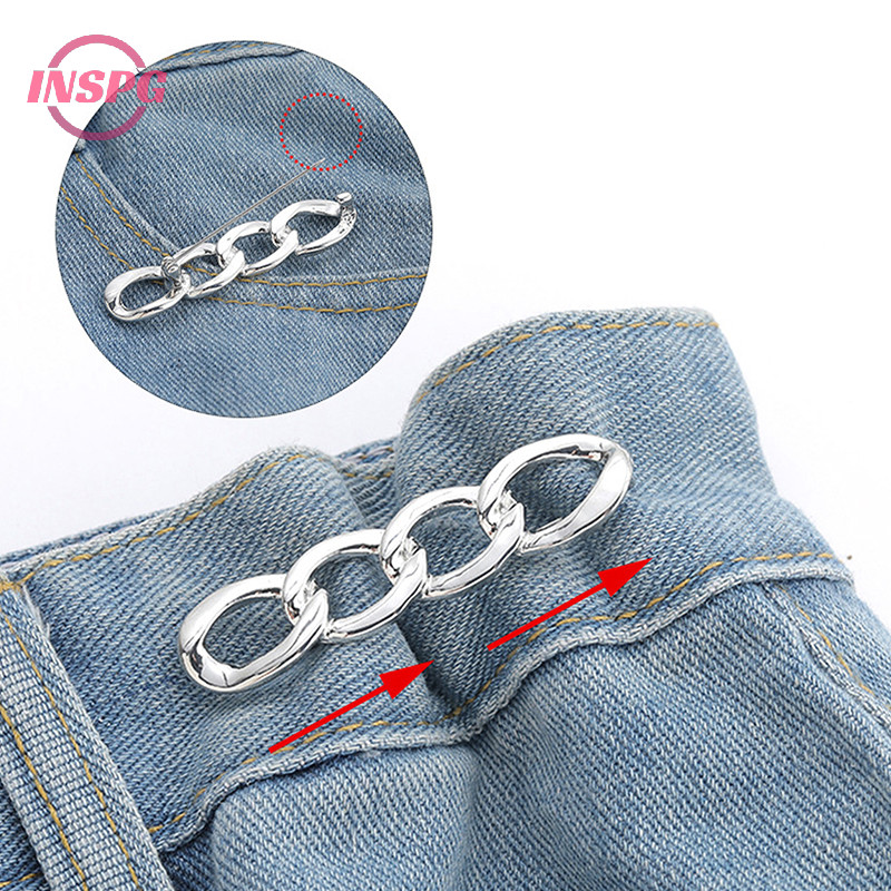 Inspg> ใหม่ เข็มกลัดโซ่เรียบ รัดเอว ติดปกเสื้อ สําหรับผู้หญิง DIY