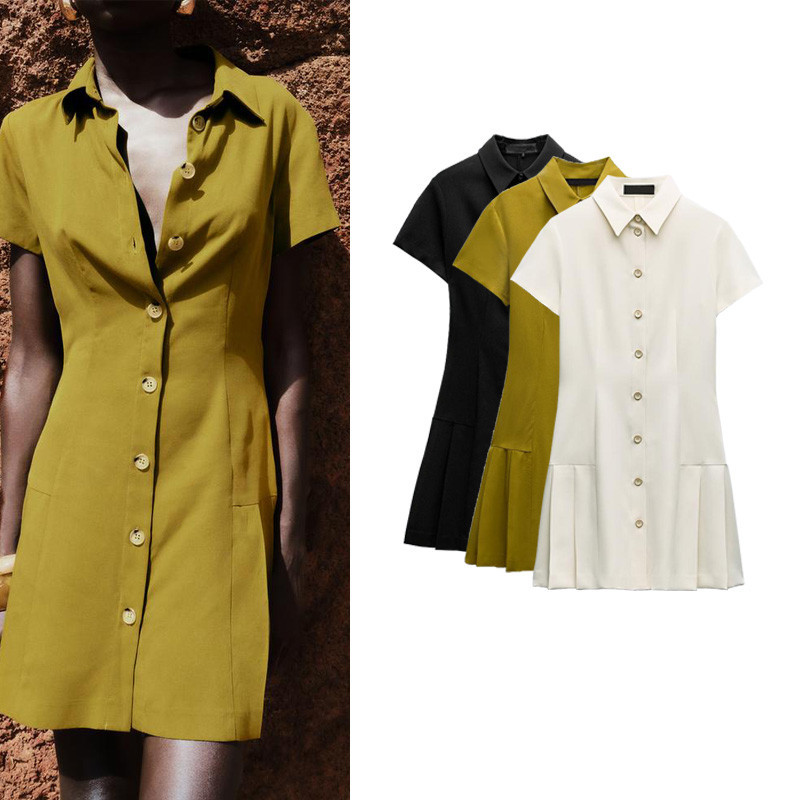 2025 มินิเดรสทรงเชิ้ตทรงเข้ารูป2674870 2674620 2674507