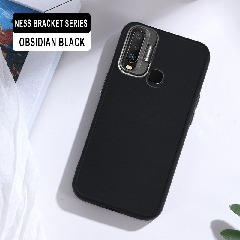 หรูหรากล้องเลนส์แหวนผู้ถือเคสโทรศัพท์สําหรับvivo V30 V29e V27 V25e V23e V21e Pro Y16 Y02s Y21T Y33s Matteซิลิโคนนุ่มปกหลัง