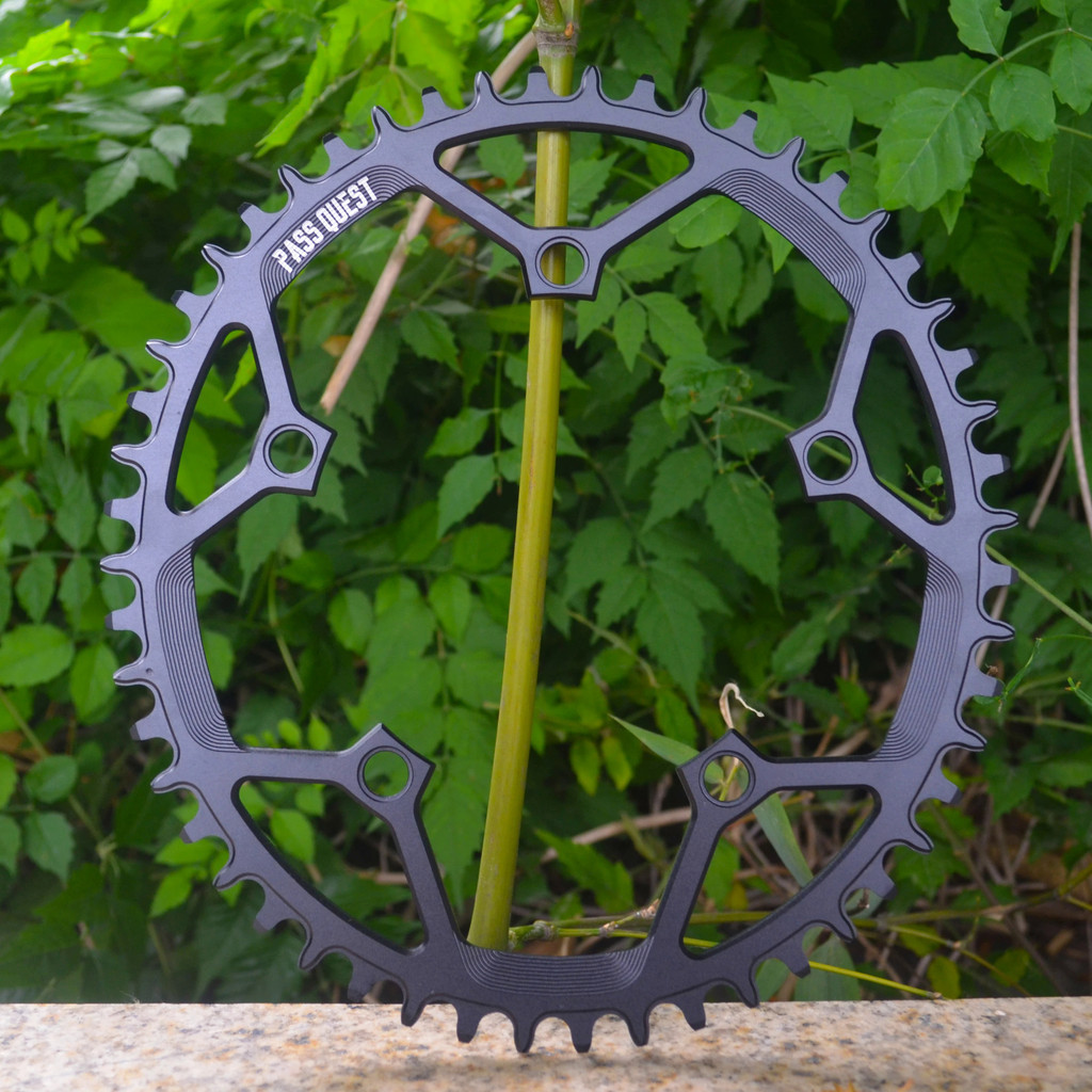 แหวนโซ่จักรยาน MTB แบบ Oval 42T-52T โดย Shimano CNC Crankset