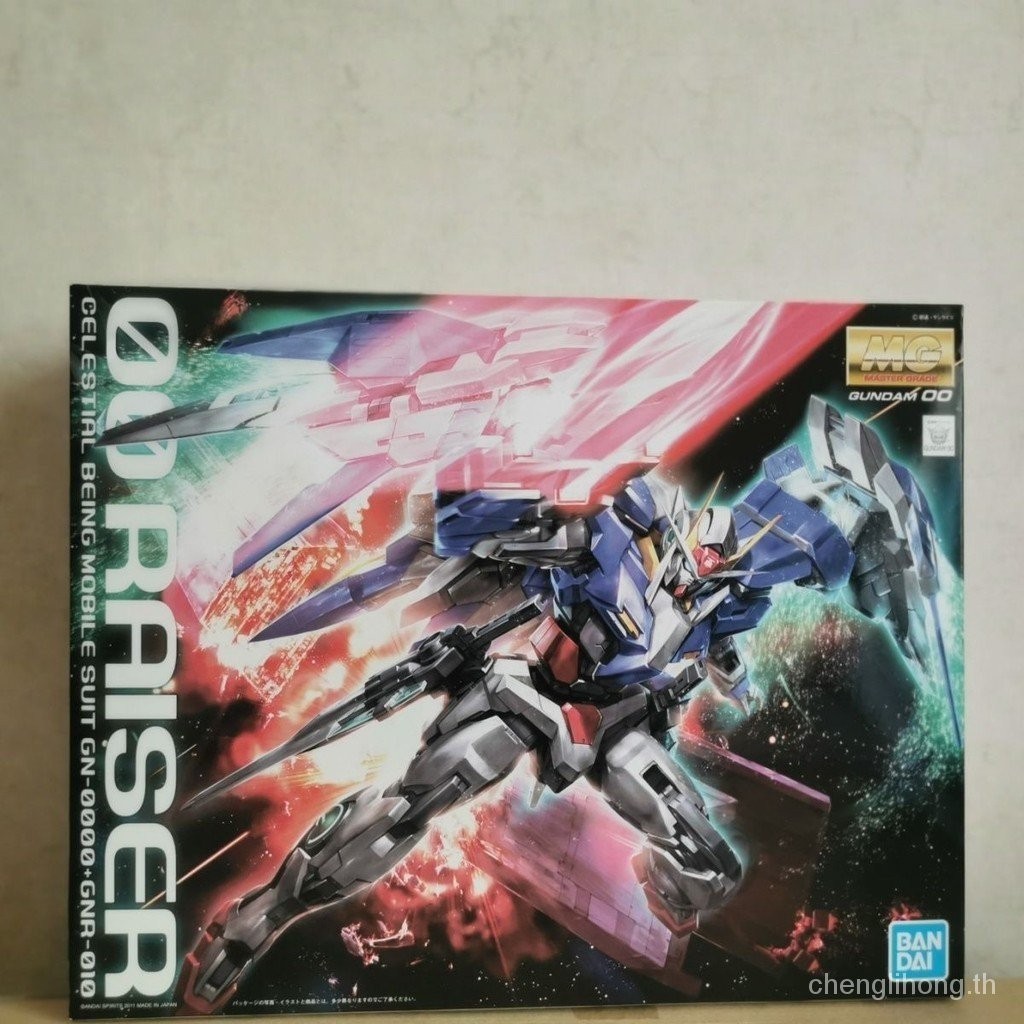 คลังสินค ้ าพร ้ อม Bandai MG 1/100 OO Raiser Gundam Lift Wing OOR 00R Strengthened