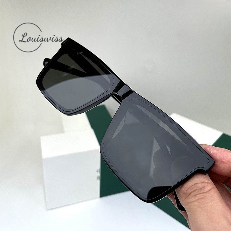 Louiswiss แว ่ นกันแดดกรอบสี ่ เหลี ่ ยมเรียบง ่ ายคลาสสิกสําหรับผู ้ ชายและผู ้ หญิงแว ่ นกันแดดขับรถตกปลากลางแจ ้ ง ราคา ถูกที่สุด ดีลบีเคเค แกลเลอรีภาพที่ 4