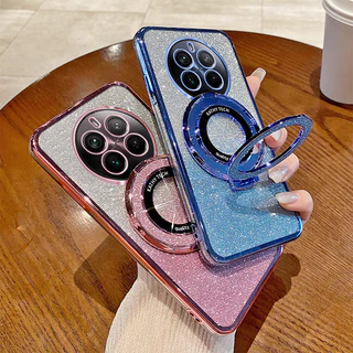 เคส Realme 12 Pro Plus 5G/Realme 12X 5G/12 5G/12 Plus 5G เคสโทรศัพท ์ ป ้ องกันการตกโปร ่ งใสพร ้ อมขายึด ZJSF