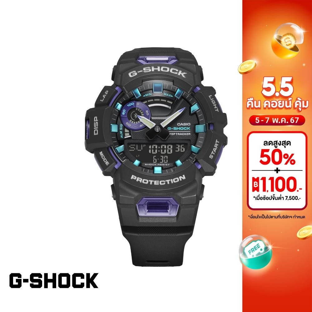 CASIO นาฬิกาข้อมือผู้ชาย G-SHOCK YOUTH รุ่น GBA-900-1A6DR วัสดุเรซิ่น สีดำ