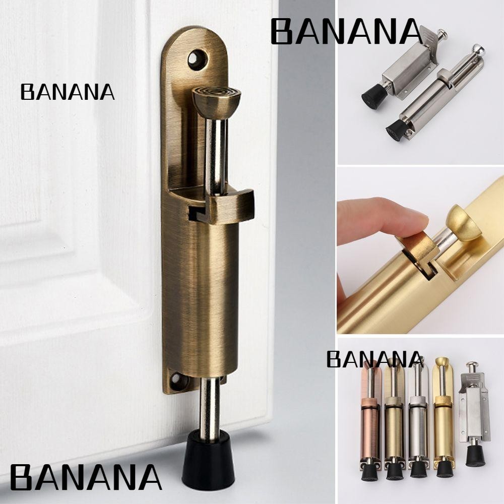 Banana1 Kick Down Door Stopper Office หนาเท ้ าดําเนินการ Step-On ป ้ องกันการชนกันยางจับประตู