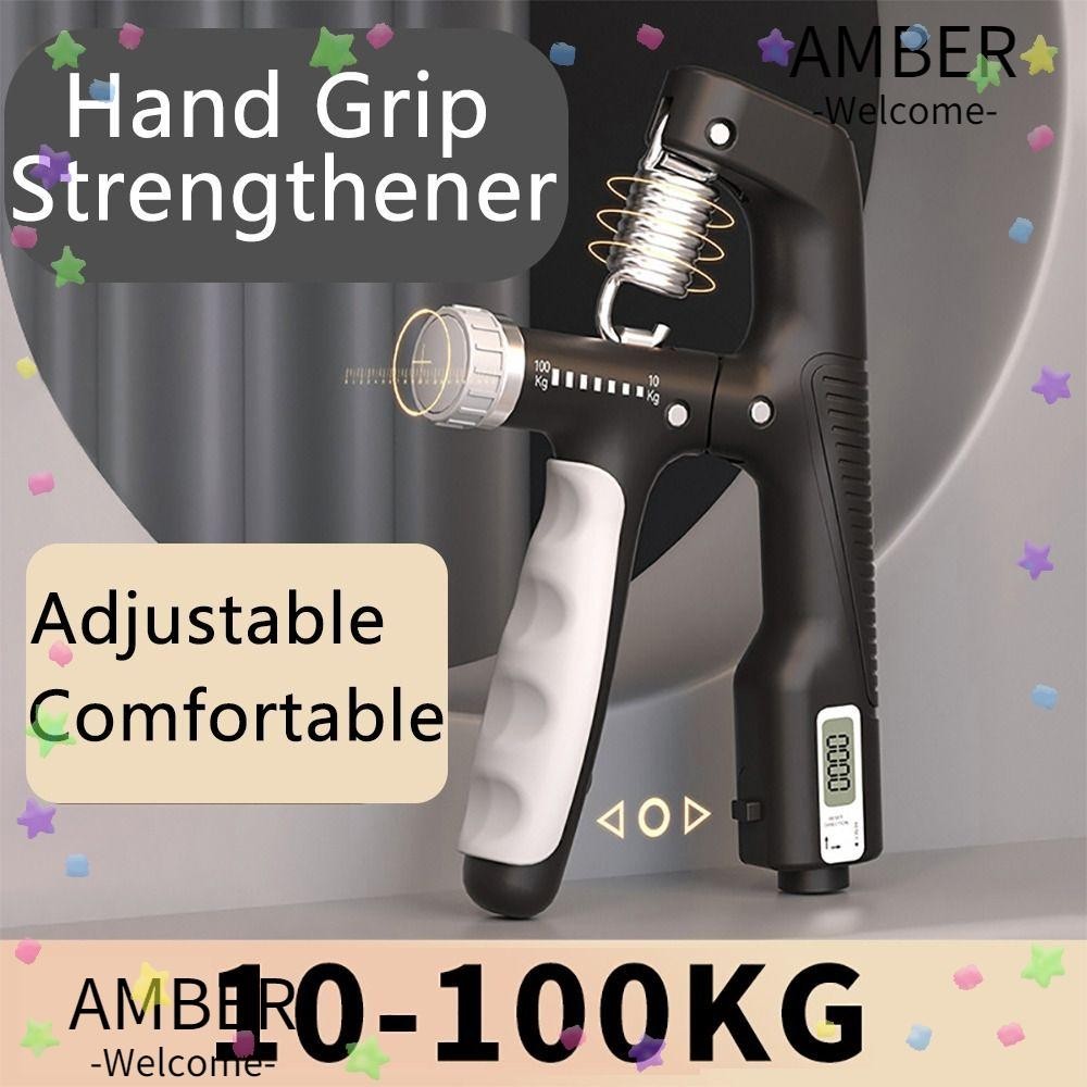 Amber Hand Grip Strengthener 10-100Kg Fitness Power ออกกําลังกายกล ้ ามเนื ้ อการฝึกอบรม