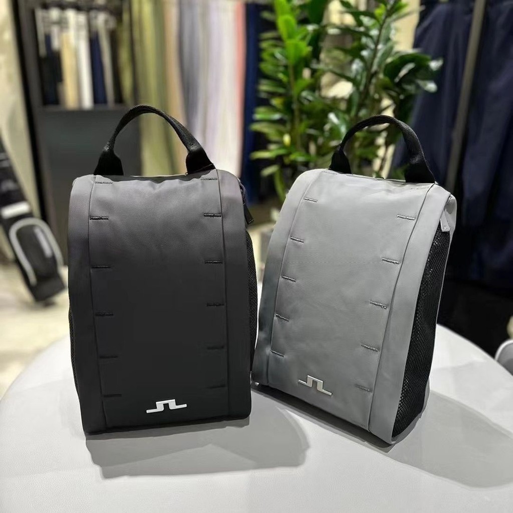 Jl Golf Shoe Bag Golf Handbag Waterproof pu Large Capacity Breathable Mesh Design Fashion Men Women