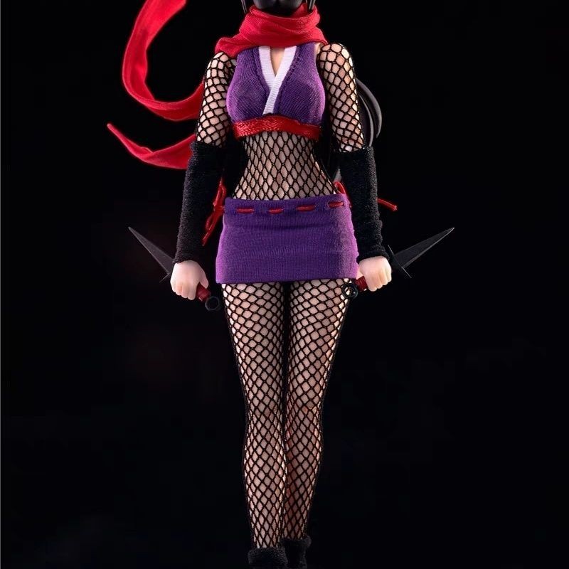 Hasuki Hagi Pocket Art God Cat Beating 1/12 Female Ninja Samurai 20cm Action Figure Model