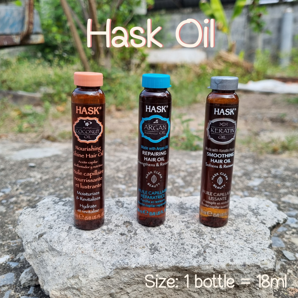 Hask Oil น้ำมันบำรุงผม Argan Oil พร้อมส่ง
