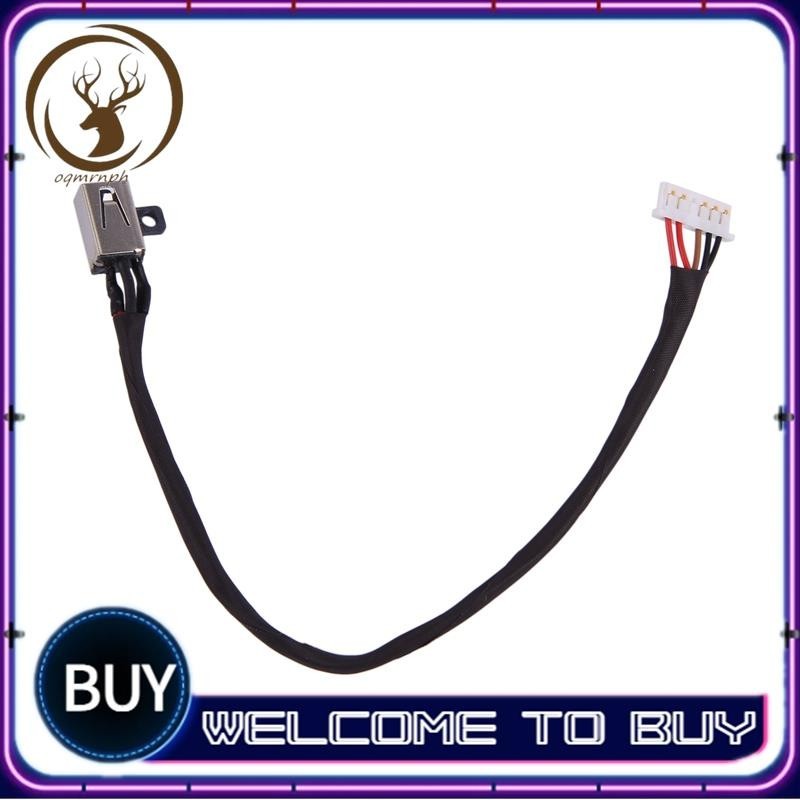 【oqmrnph 】DC Power Jack Harness Cable สําหรับ Dell Inspiron 15-3551 14-3458 3558 3552