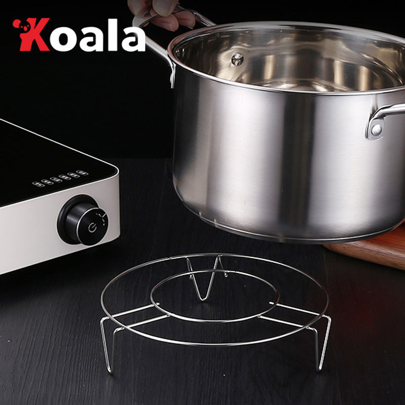 KOALA ขาตะแกรงสแตนเลส อุปกรณ์เสริม สำหรับหม้อทอดไร้น้ำมัน ขาตั้งสแตนเลส Single layer steaming rack สปอตสินค้า