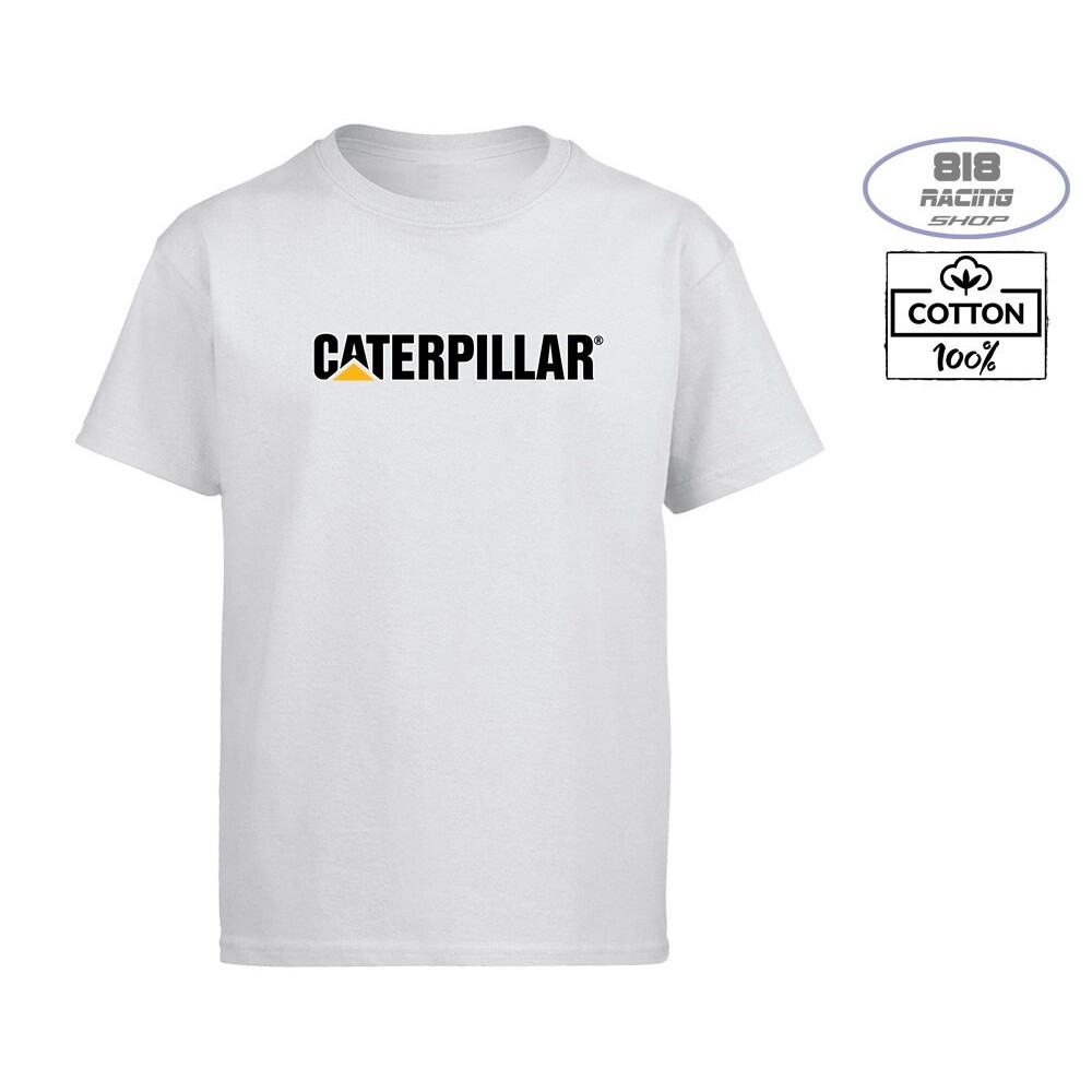 เสื้อยืดแฟชั่น เสื้อยืด Racing เสื้อซิ่ง [COTTON 100%] [CAT CATERPILLAR]