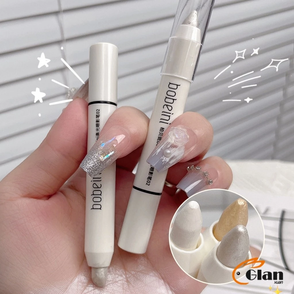 Glanxuan ปากกาอายแชโดว์ ไฮไลท์ ประกายมุก สีสวย กันน้ำ ติดทนนาน eyeshadow pencil