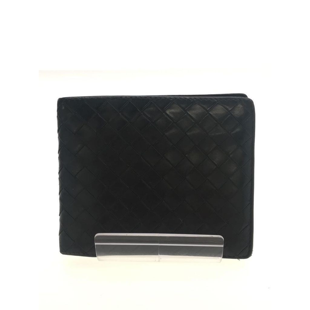 Bottega Veneta(โบเตก้า เวเนต้า) Bi-fold Wallet 113993 Leather Mens Black Direct from Japan Secondhand