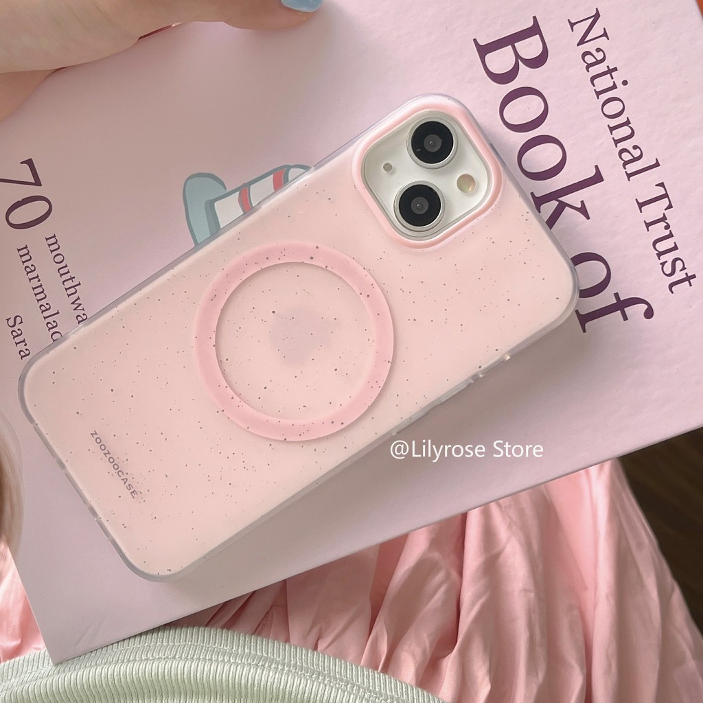 เคสโทรศัพท์เคลือบแม่เหล็กสําหรับ Apple iPhone 15 Pro เคสโทรศัพท์ Max iPhone 14 Anti-fall 13 สองชั้นคุณภาพสูงกรอบโปร่งใส 12 สีชมพูสีฟ้าสีเหลืองสีเขียว