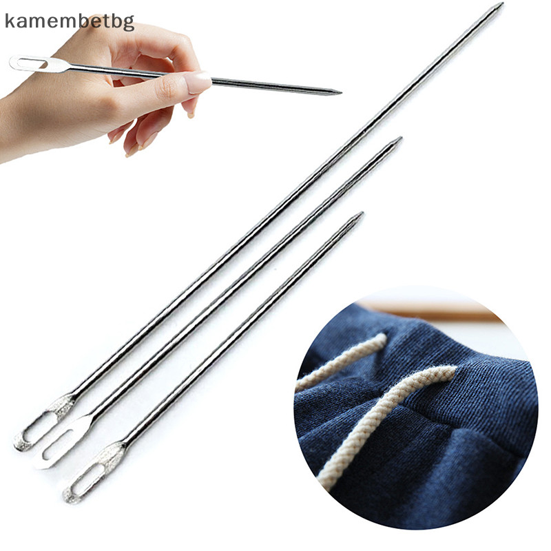Kamembetbg ยืดหยุ่นอุปกรณ์เย็บผ้า DIY เครื่องมือยืดหยุ่นเชือก Threader คลิปเย็บ Loop Kit Loop Turner Hook ยืดหยุ่น Drawstring ด้าย TH