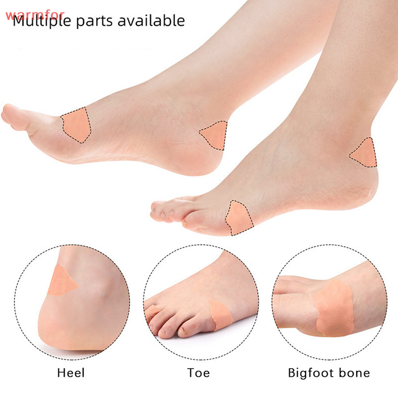 (warmfor🌹 30pcs ที ่ มองไม ่ เห ็ น Anti-friction Heel สติกเกอร ์ Anti-Wear Heel Toe Protector Pads Blister Prevention Foot Care