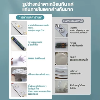โคมไฟเพดาน โคมไฟเพดานหรู LED 240W สไตล์โมเดิร์นมินิมอล 3สีแสงดับเบาห้องนั่งเล่น หลอดไฟดับบรรยากาศสว่างใสในห้อง