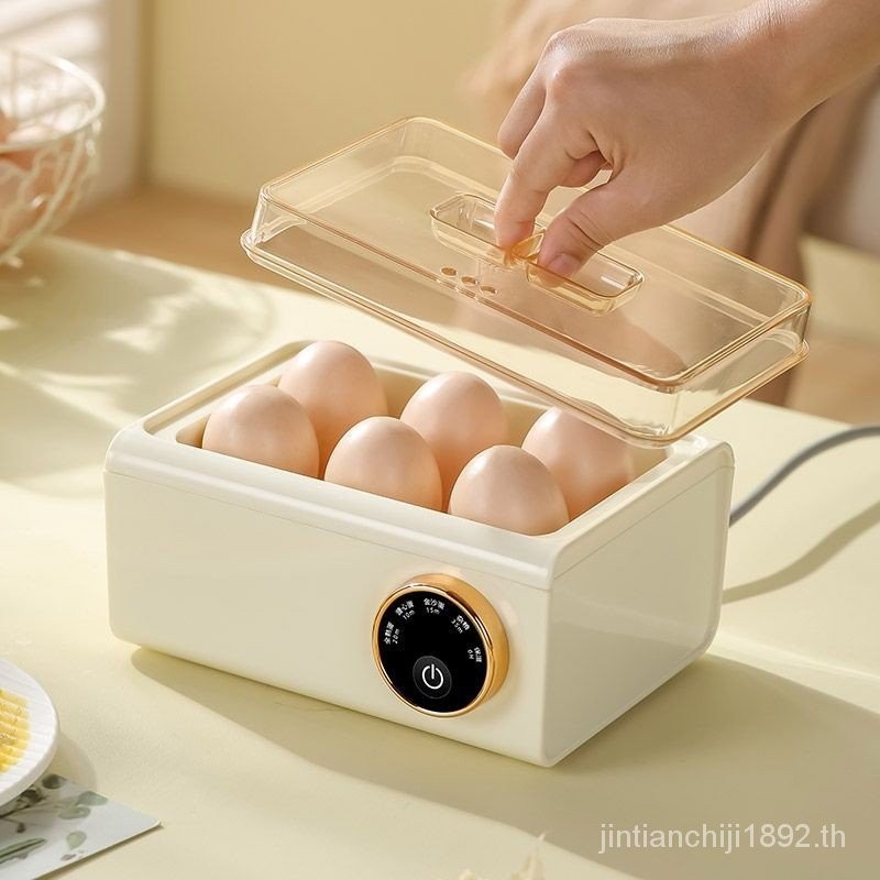 [ แท ้ 100 % ] Influencer Egg Steamer ปิดอัตโนมัติหม ้ อต ้ มไข ่ ในครัวเรือนขนาดเล ็ ก Mini หอพักแบบพกพา Steam ต ้ มไข ่ Handy เครื ่ องมือ