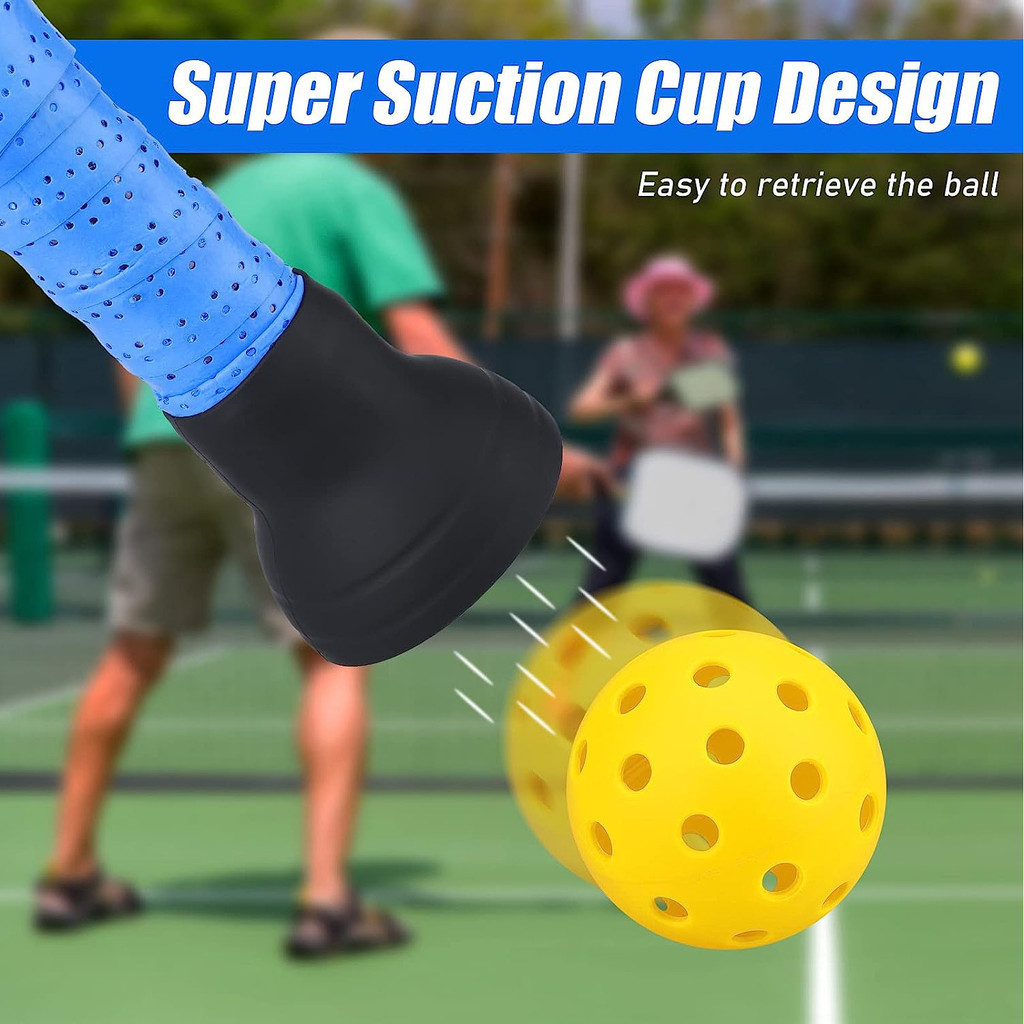 1 ชิ้น Pickleball Balls Catcher ซิลิโคน Pickleball Ball Picker Pickleballs Collector น้ําหนักเบาและใช้งานง่าย