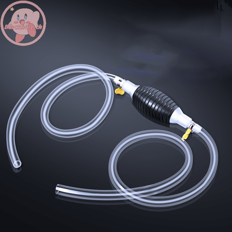 Bblue Universal Car Portable Manual Fuel Pump Transfer Hand Primer สําหรับแก ๊ สเบนซิน