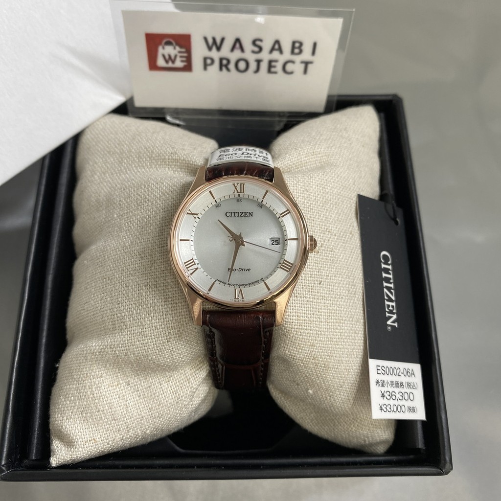 [Authentic★Direct from Japan] CITIZEN ES0002-06A Unused Eco Drive Sapphire glass Silver SS Women Wrist watch นาฬิกาข้อมือ