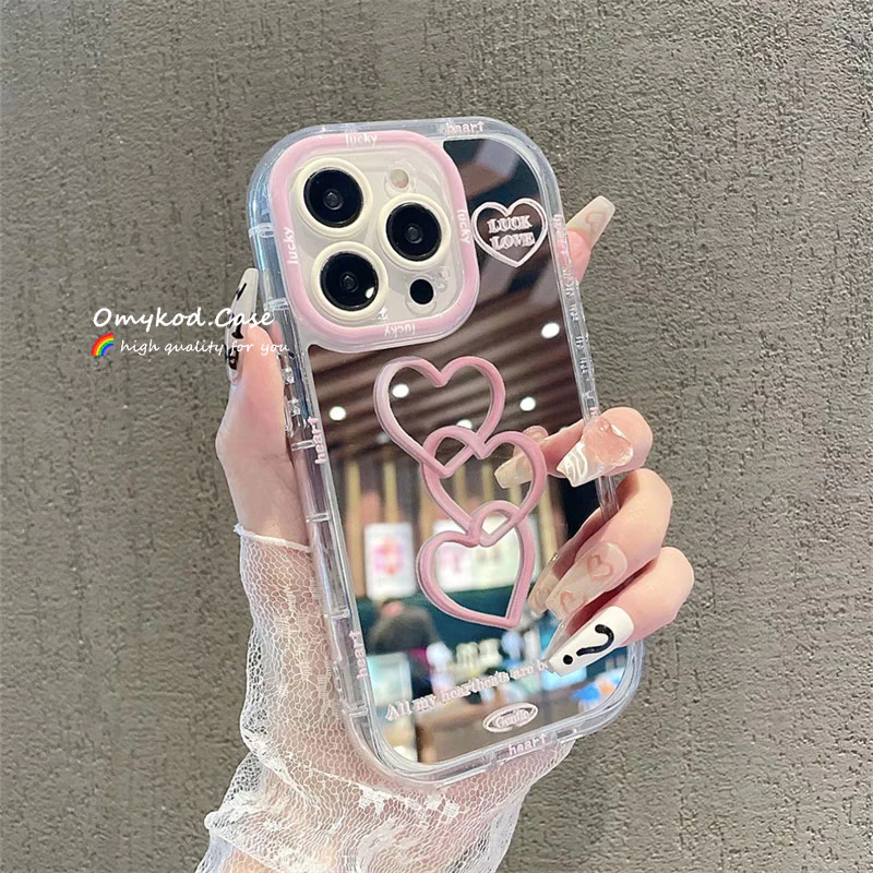 เคสกระจกการ์ตูนสำหรับ iPhone 16 15 14 13 12 11 Pro Max XR XS Max 7 Plus thumbnail 8