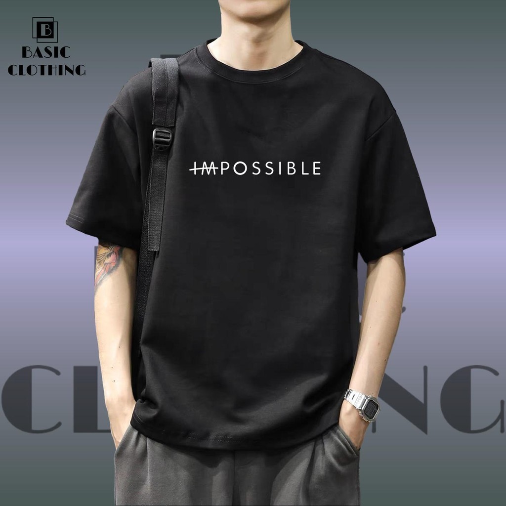 COD [TH·FASHION] 100% Cotton T-Shirts (Black/White/Red/Beige) S-3XL Size⚡3-Day Fast Delivery⚡K-Style Streetwear ✨Inspirational Quotes ✨Teens/Students/Office - รูปที่ 2