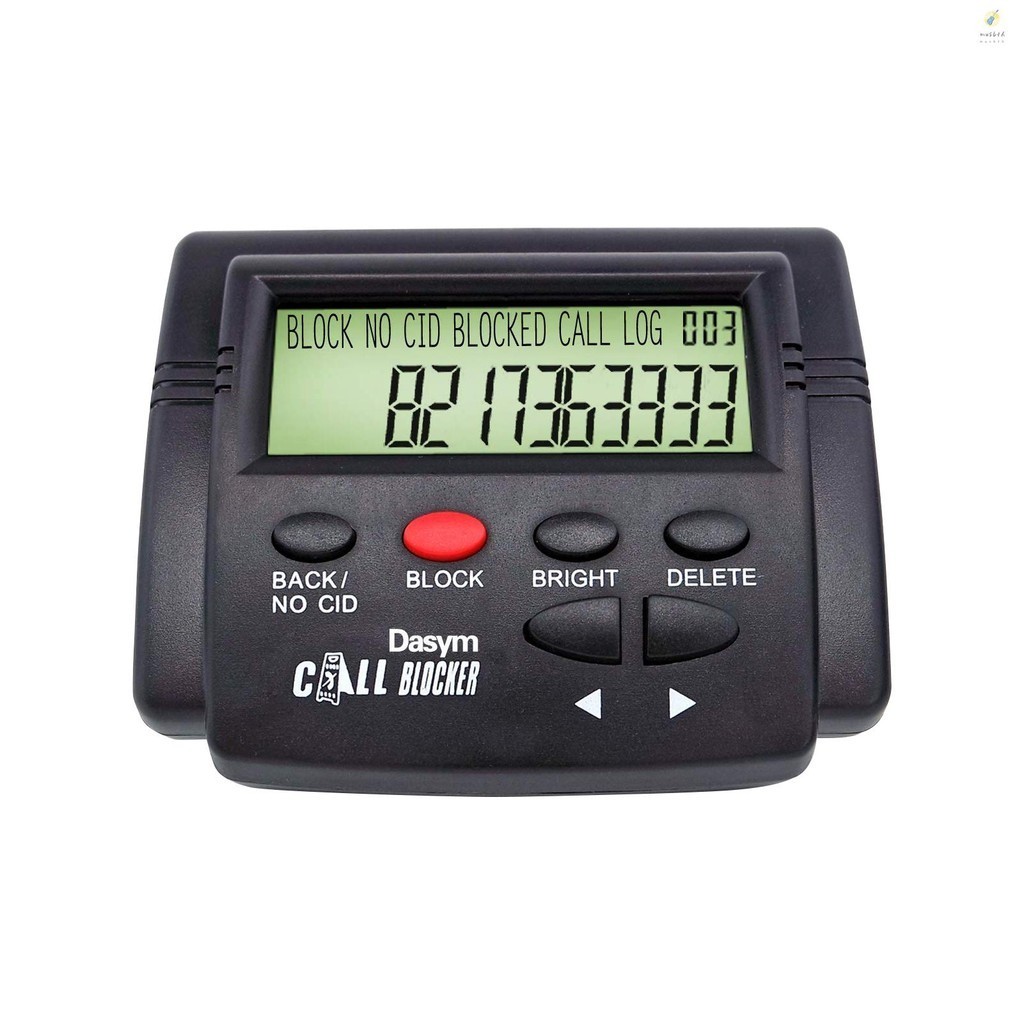 Call Blocker สําหรับโทรศัพท์พื้นฐานโทรศัพท์ 2000 Caller ID Box Blocking One Touch Number Block อุปกรณ์บล็อก Unwanted RoBC