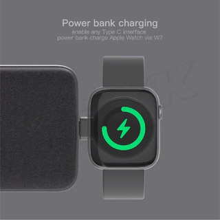 [164บ. โค้ดคุ้ม] Orsen Eloop W7 Type-C Watch USB Wireless Charger ที่ชาร์จไร้สายนาฬิกา ระบบแม่เหล็ก