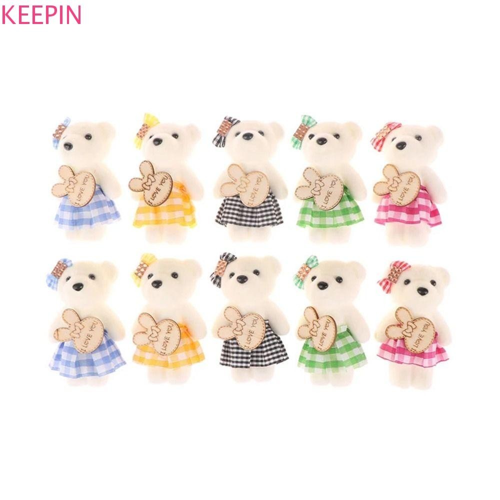 เก็บ 10ชิ้น/ถุงหมีตุ๊กตาโฟมของเล่น,โฟมหมีตุ๊กตาสัตว์มินิหมีช่อดอกไม้,อะนิเมะช่อตุ๊กตาตุ๊กตา10เซนติเมตรการ์ตูนช่อตุ๊กตาวั