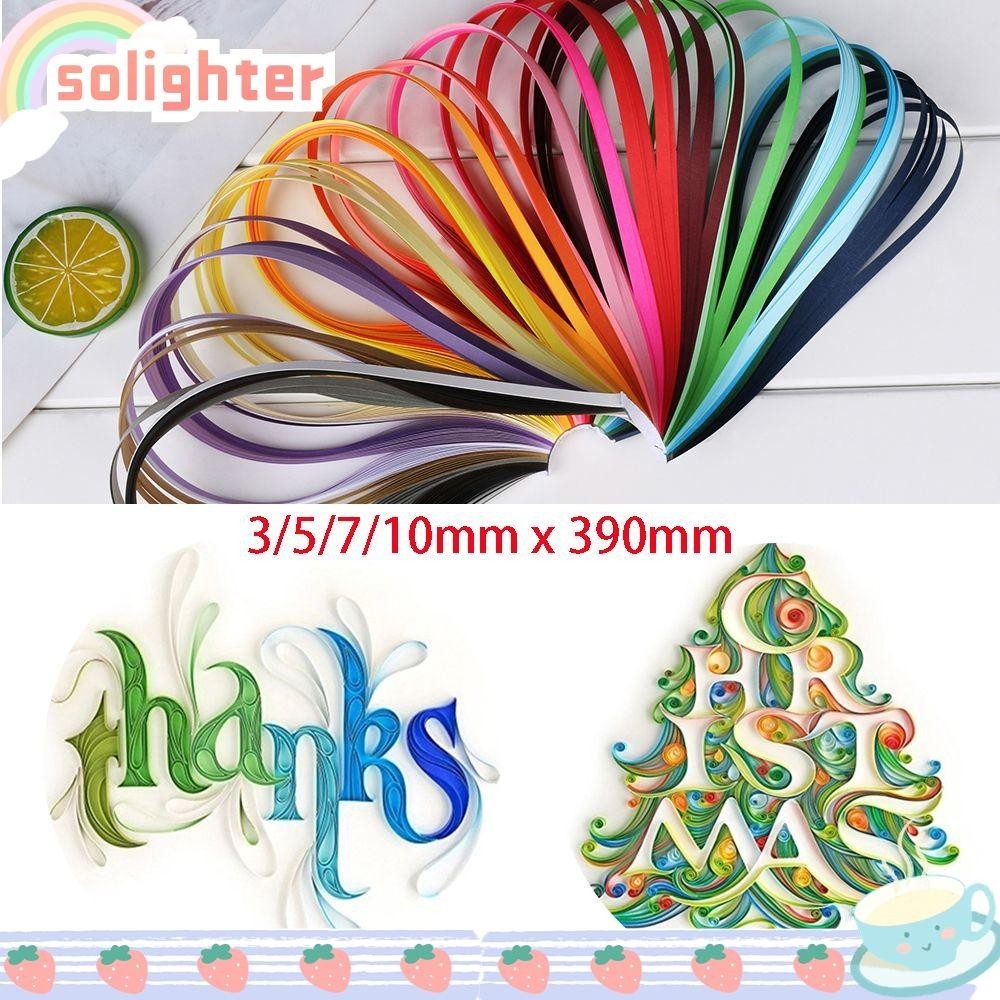 Solighter 3/5/7/10mm Quilling Paper Creative Decro Craft Origami Tool