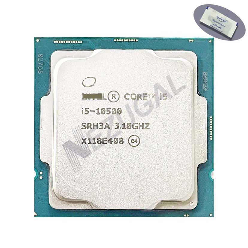 I5-10500 I5 10500 SRH3A 3.10 สูงสุด 4.50 Ghz Six Core 12M 65W LGA1200 โปรเซสเซอร์ CPU