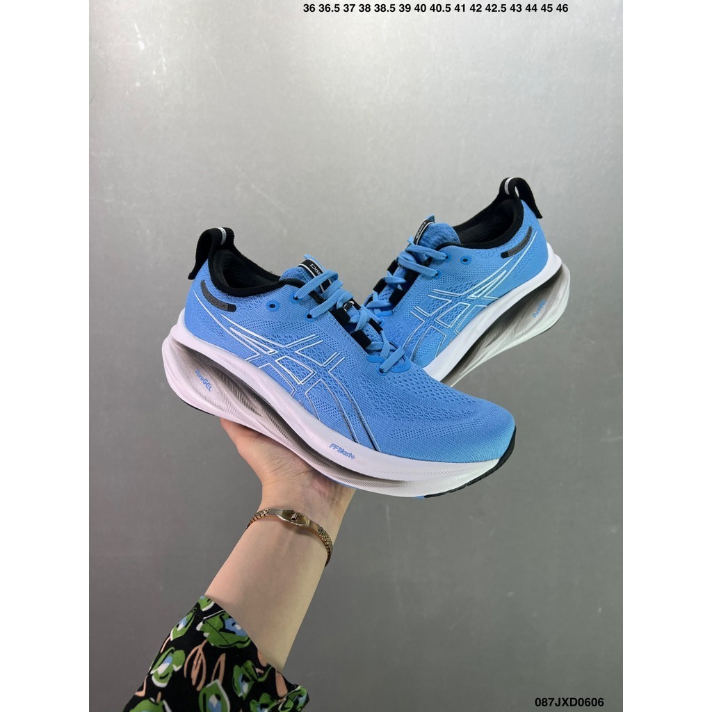 ASICS GEL-NIMBUS 26 รองเท้าวิ่งม้าที่มีเสถียรภาพ