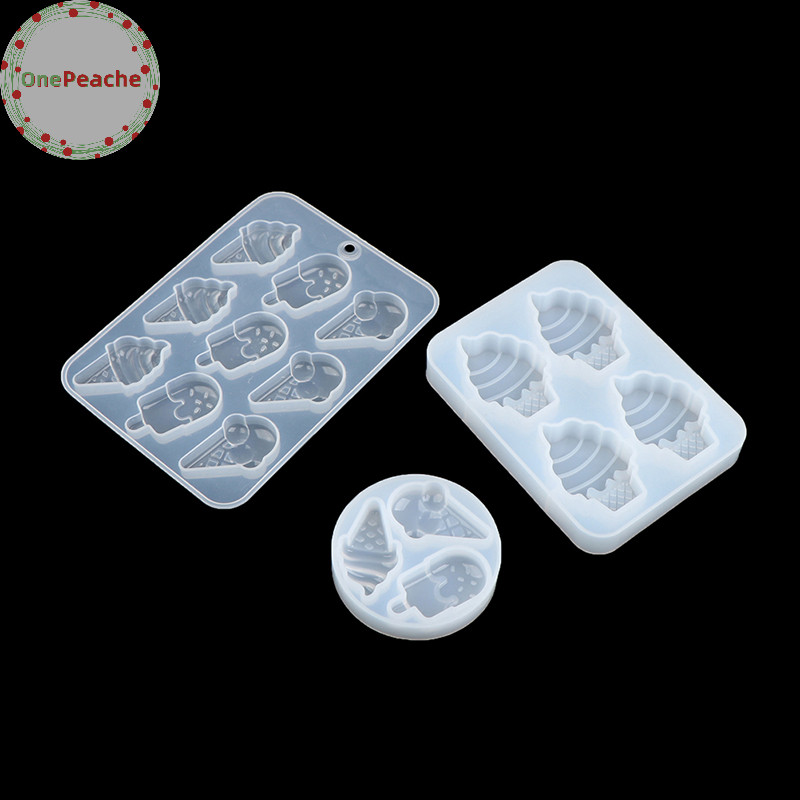 OnePeache DIY ไอศกรีมไอติมแม่พิมพ์ซิลิโคน Kawaii อาหาร Cabochon DIY Decoden อุปกรณ์ VN