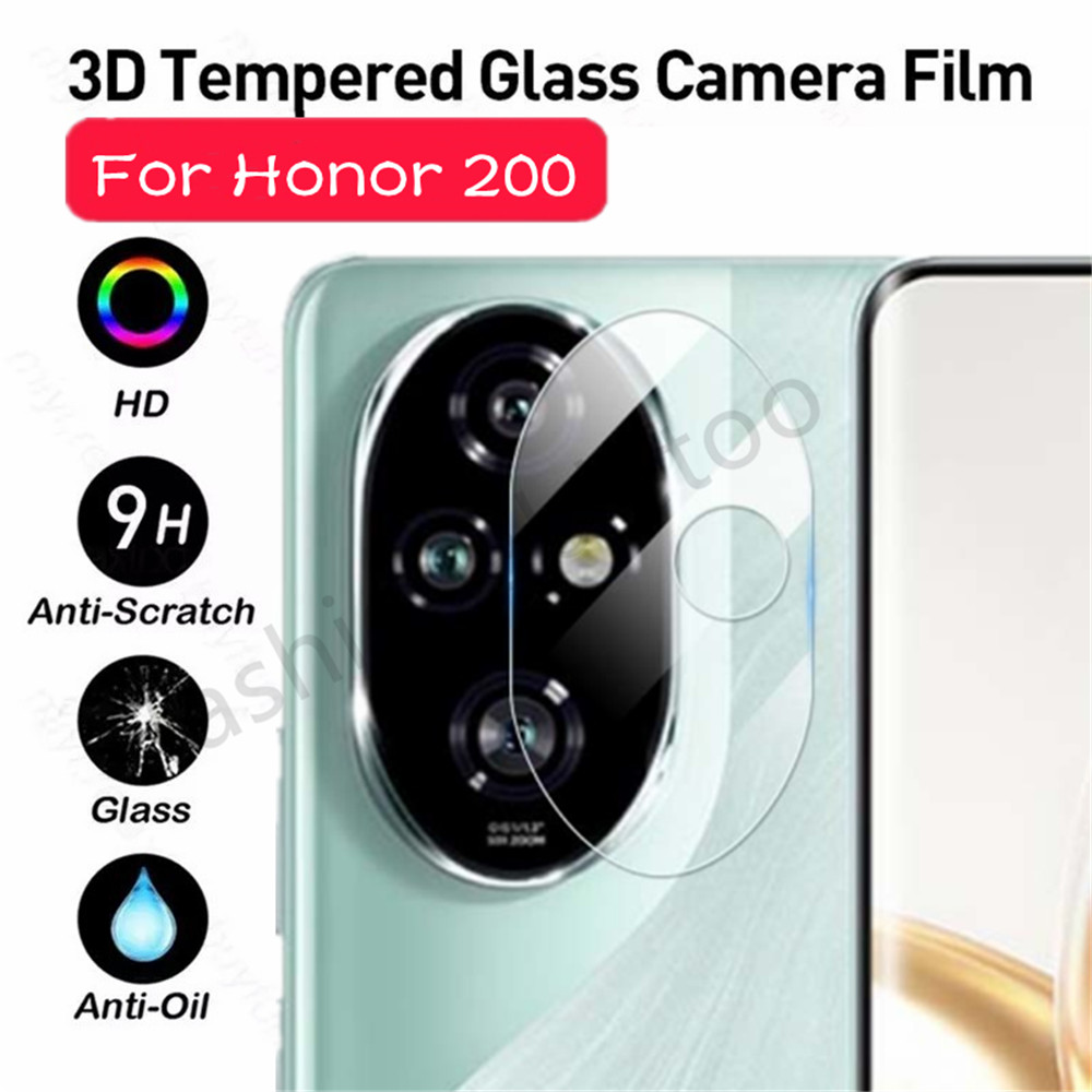 1-3 PCS 3D เลนส์กล้องกระจกนิรภัยเต็มรูปแบบป้องกันฟิล์มสําหรับ Honor 200 pro Lite สมาร์ท 200pro 200Li