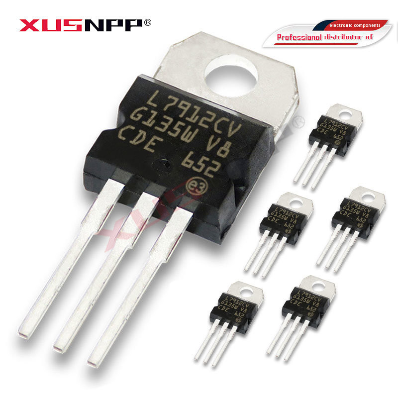 10PCS L7912CV TO220 L7912 TO-220 7912 LM7912 MC7912 ใหม่และ IC ส่วนประกอบอิเล็กทรอนิกส์