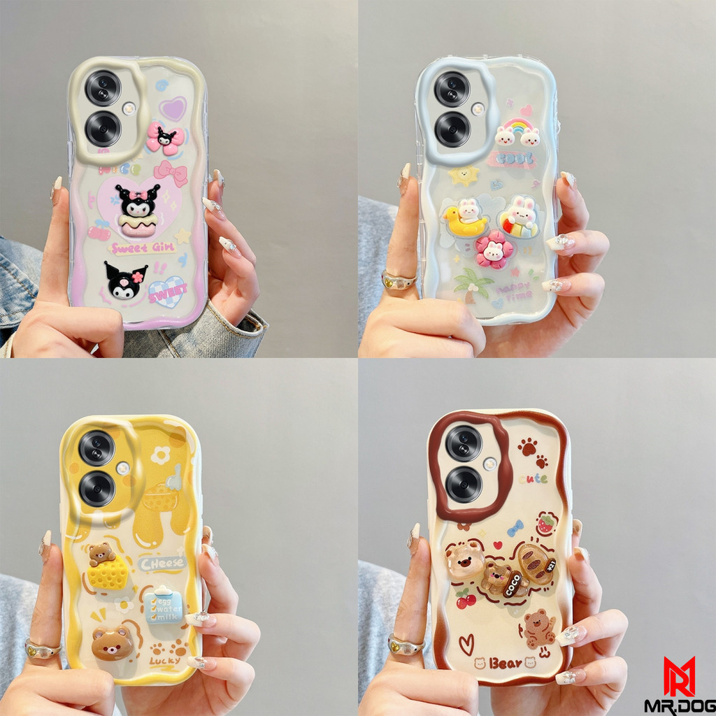 เคส OPPO A79 A78 4G 5G น่ารัก ตุ๊กตาสามมิติ กรณีป้องกันโทรศัพท์มือถือ