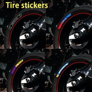 รถจักรยานยนต์รถสติกเกอร์ยางการปรับเปลี่ยนสติกเกอร์ตกแต่งล้อก…