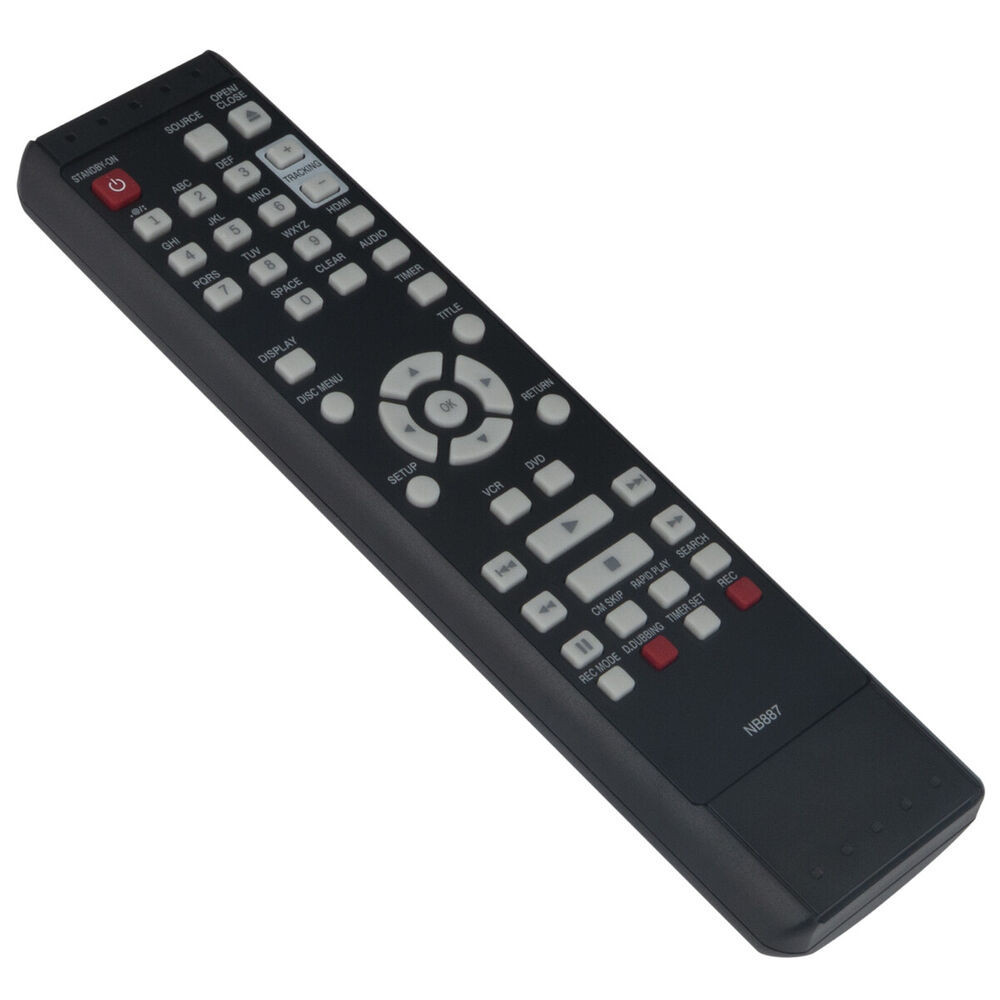 ใหม่ NB887 สําหรับ Magnavox DVD Combo Player รีโมทคอนโทรล NB820 NB887UD ZV427MG9B