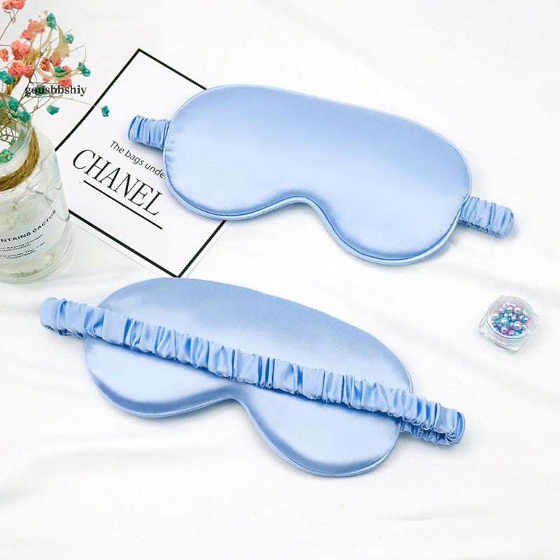 [goushbshiy] 1pc Eyeshade Sleeping Eye Mask Cover Eyepatch Solid Rest Relax Eye Shade TH